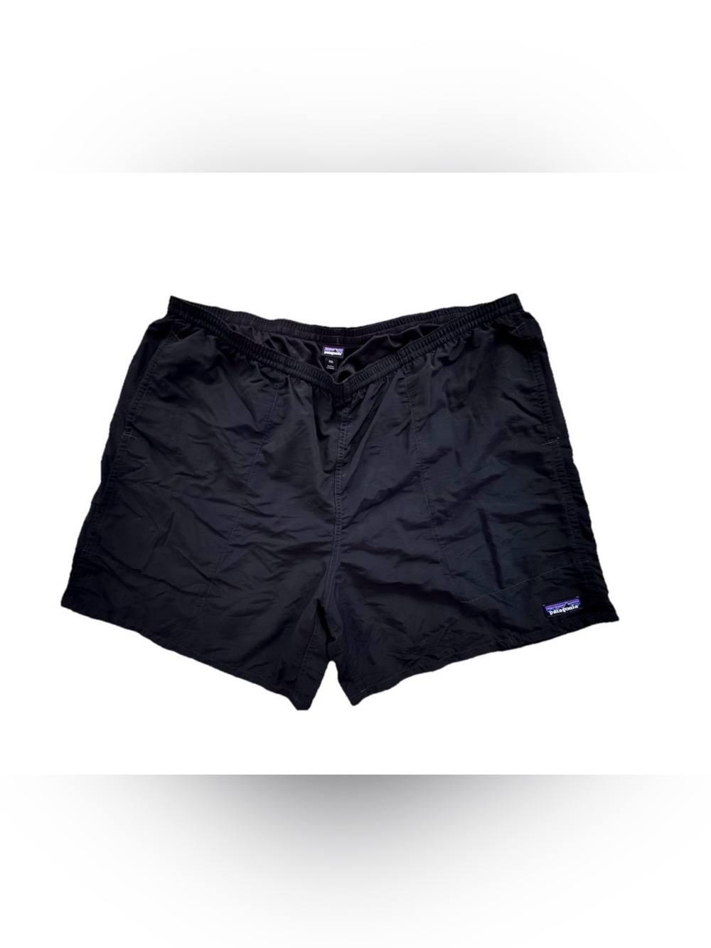 Patagonia Men's Baggies Shorts Black Size XXL Lined 5" Inseam Nylon